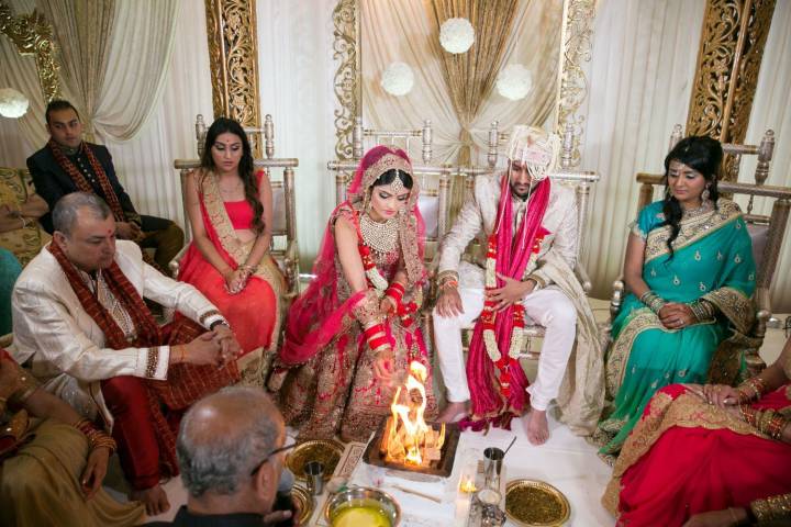 Komal and Rajan - A Large Traditional Indian Wedding in Essex gallery image