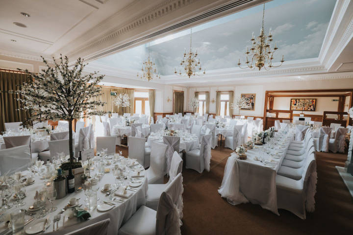 Sophia and Alex - Burgundy and Ivory Golf Club Wedding in Kent gallery image