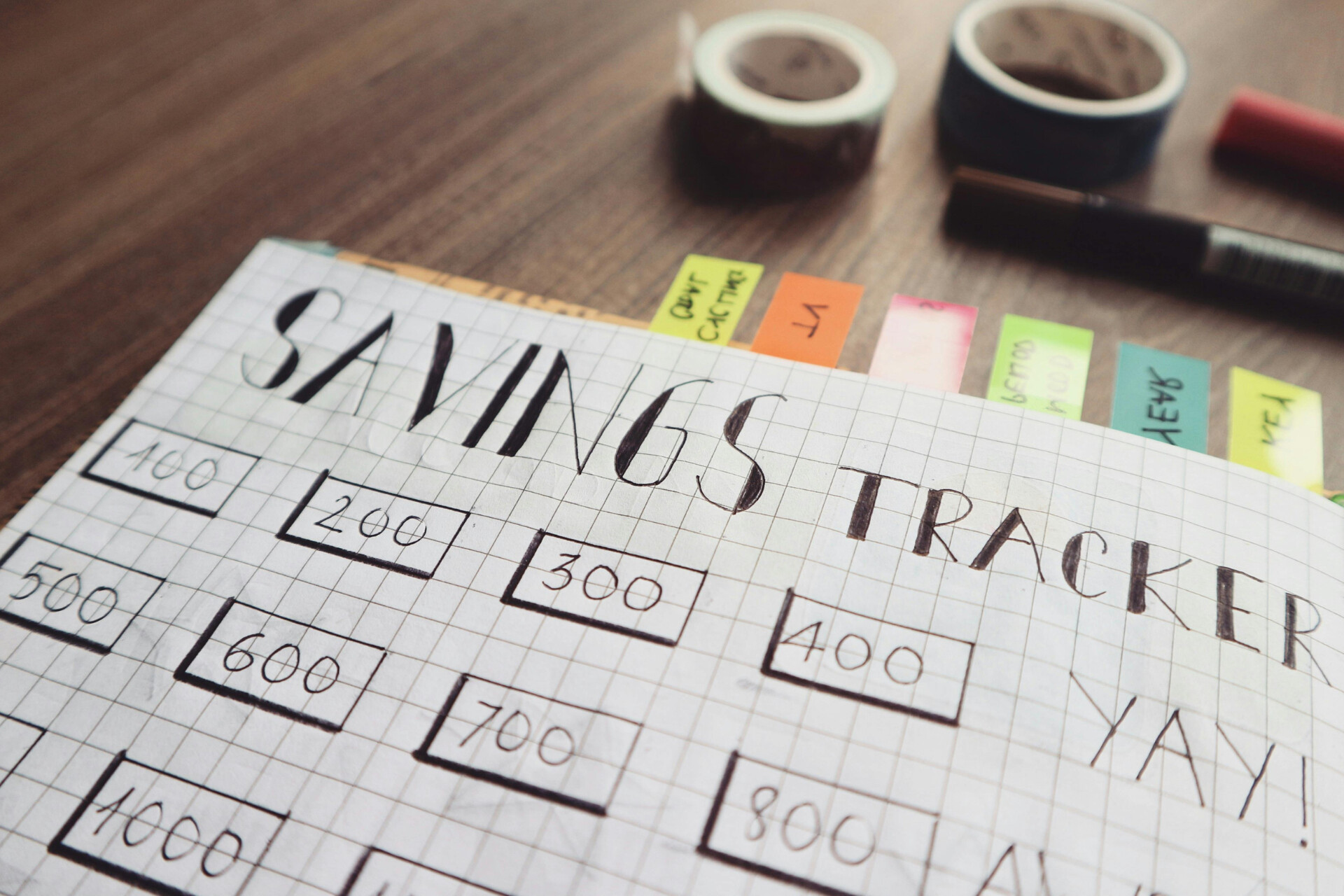 Wedding budget tracker and savings planner for organising wedding costs