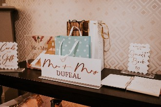 real weddings morden hall signs