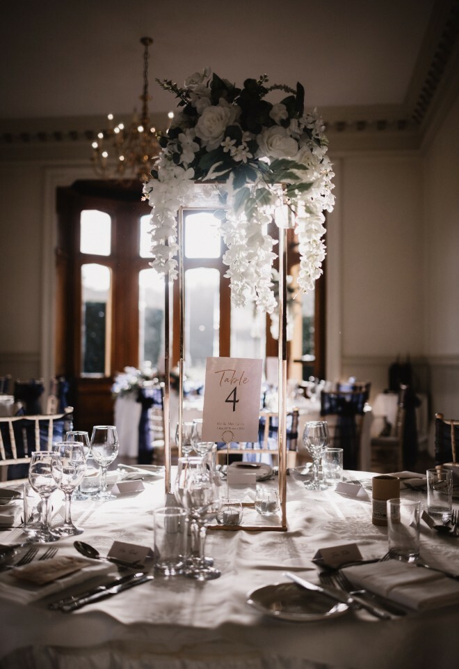 wedding breakfast table decor