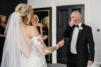 Father of the Bride reaction to daughter on Wedding Day