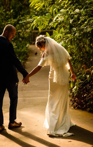 Bernice and Peter - A Rainforest Inspired Wedding At The Eden Project gallery image