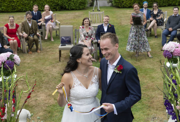 Alba and Steve - Humanist Ceremony at a Intimate Wedding Venue gallery image