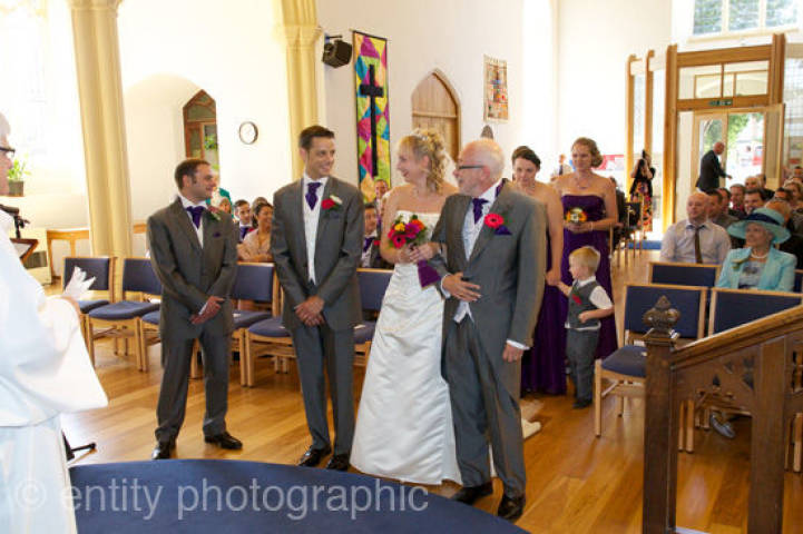 Jess and Kev - Formula 1 Love And Amazing Wedding Transport gallery image