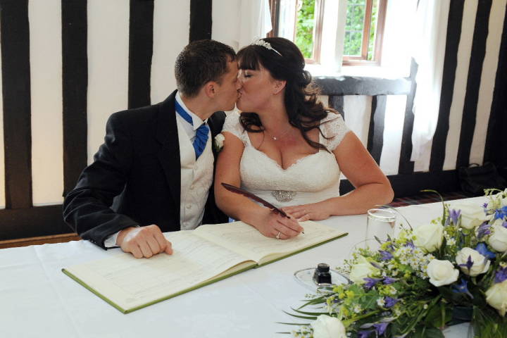 Emma and James - A Blue Themed Hotel Wedding gallery image