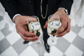 Personalised Champagne Toppers
