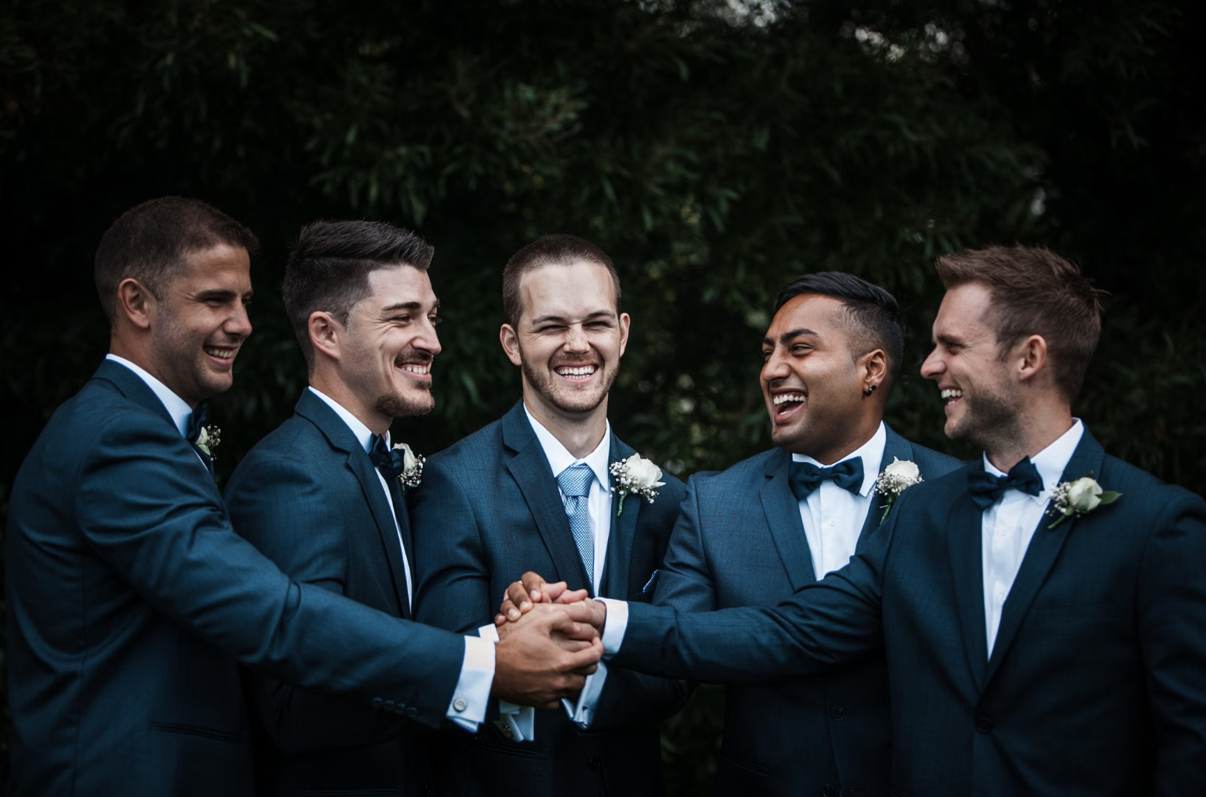 groom and groomsmen