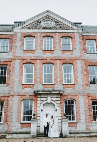 Zoomed out view of the front of Ardington House