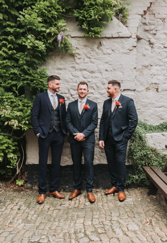 Kyle with his best friends 