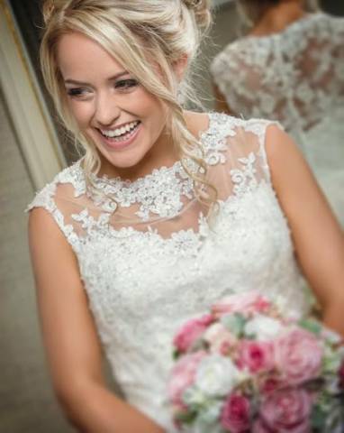 Hayley and David - A Pink Fairytale Church Wedding in Cheshire gallery image