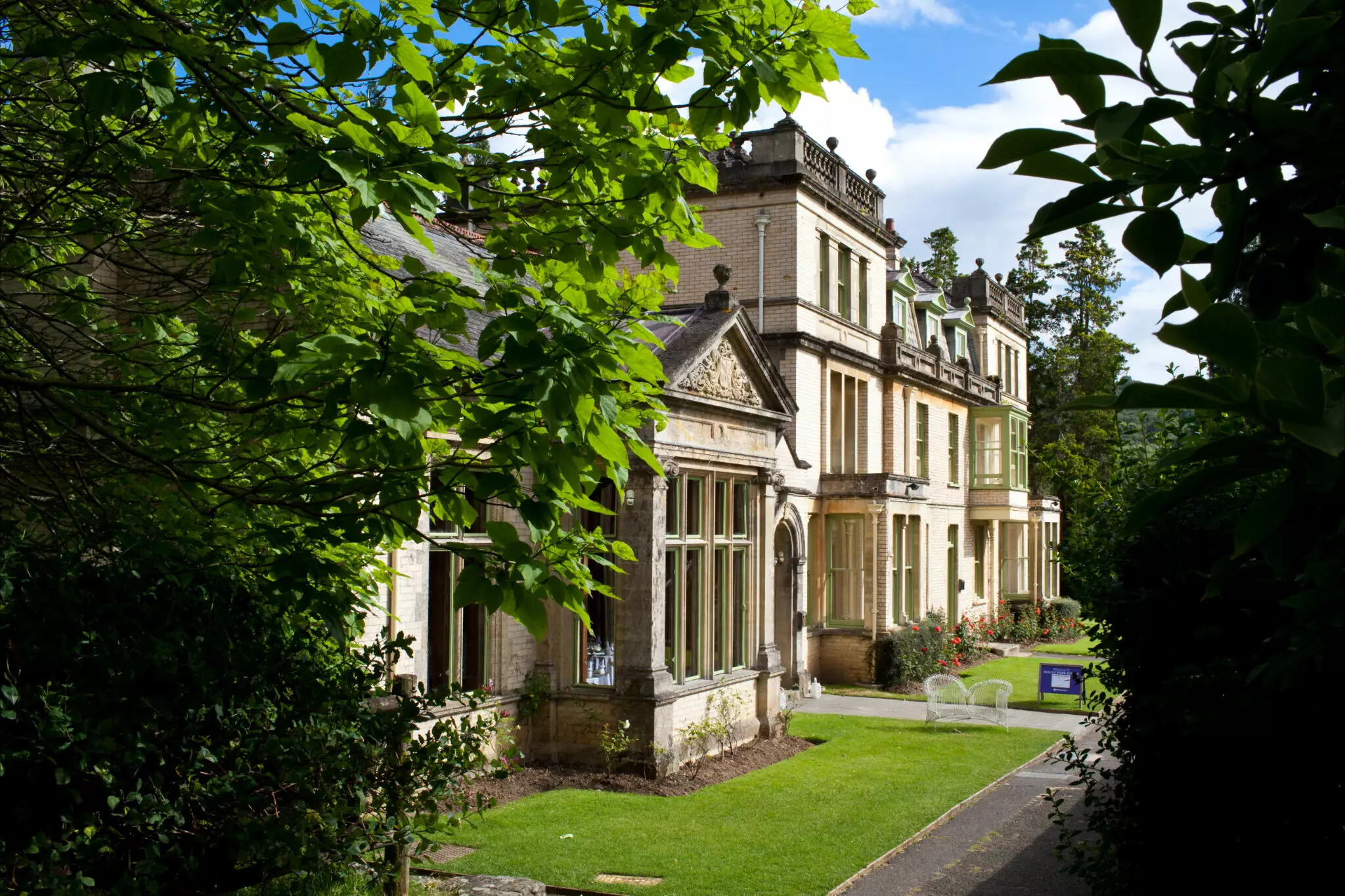 Exterior of Holne Park House