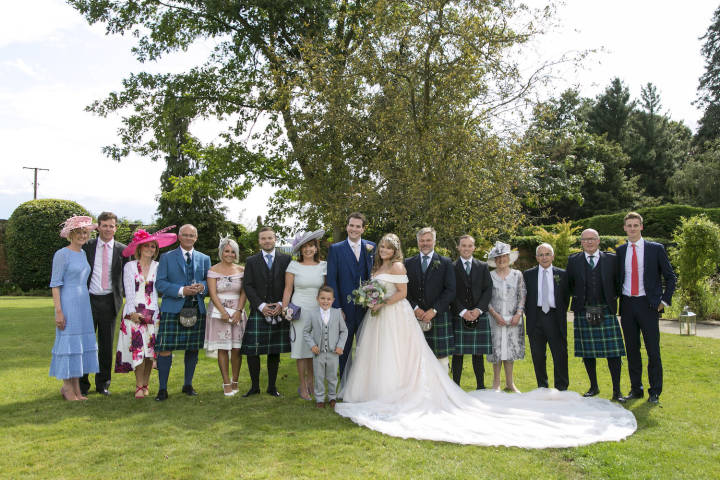Becky and Rich - A Scottish-Themed Summer Wedding in Essex gallery image
