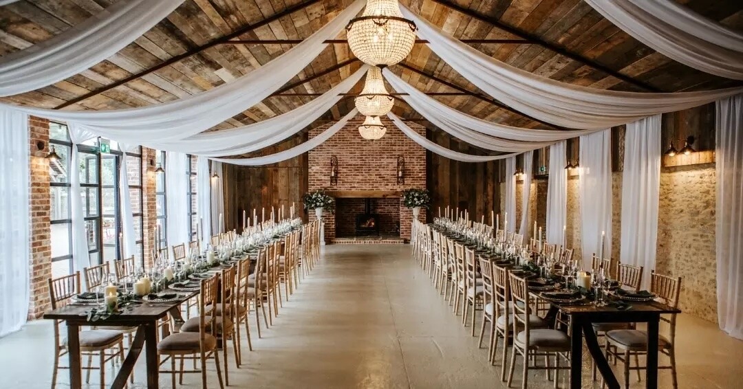 wedding venue set up by oxford event hire ltd