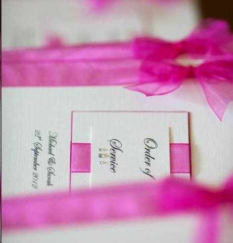 Sarah and Mike - A Traditional Big Day With A Cerise Pink Theme gallery image