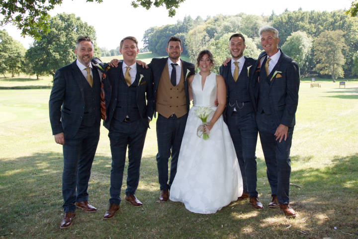 Lauren and Adam - A Rustic Summer Wedding in Hampshire Golf Club gallery image