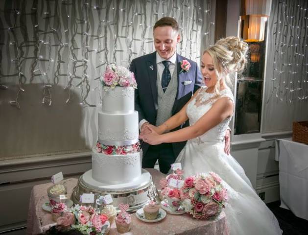 Hayley and David - A Pink Fairytale Church Wedding in Cheshire gallery image