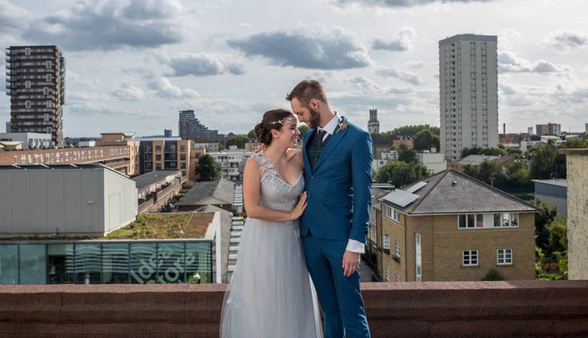 Carly and Kelv - A Quirky East London Wedding with Hog Roast gallery image
