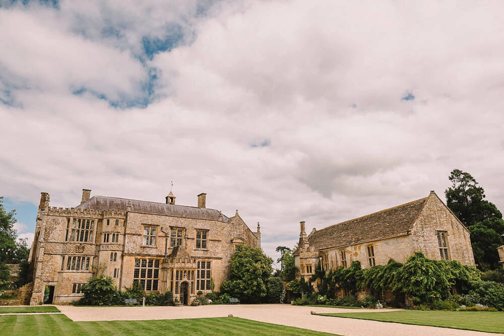 Exterior of Brympton House, Somerset wedding venue