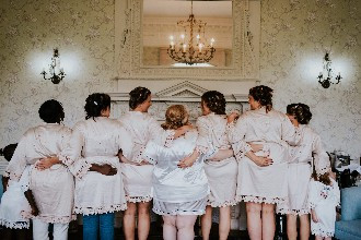 real weddings morden hall bridesmaids