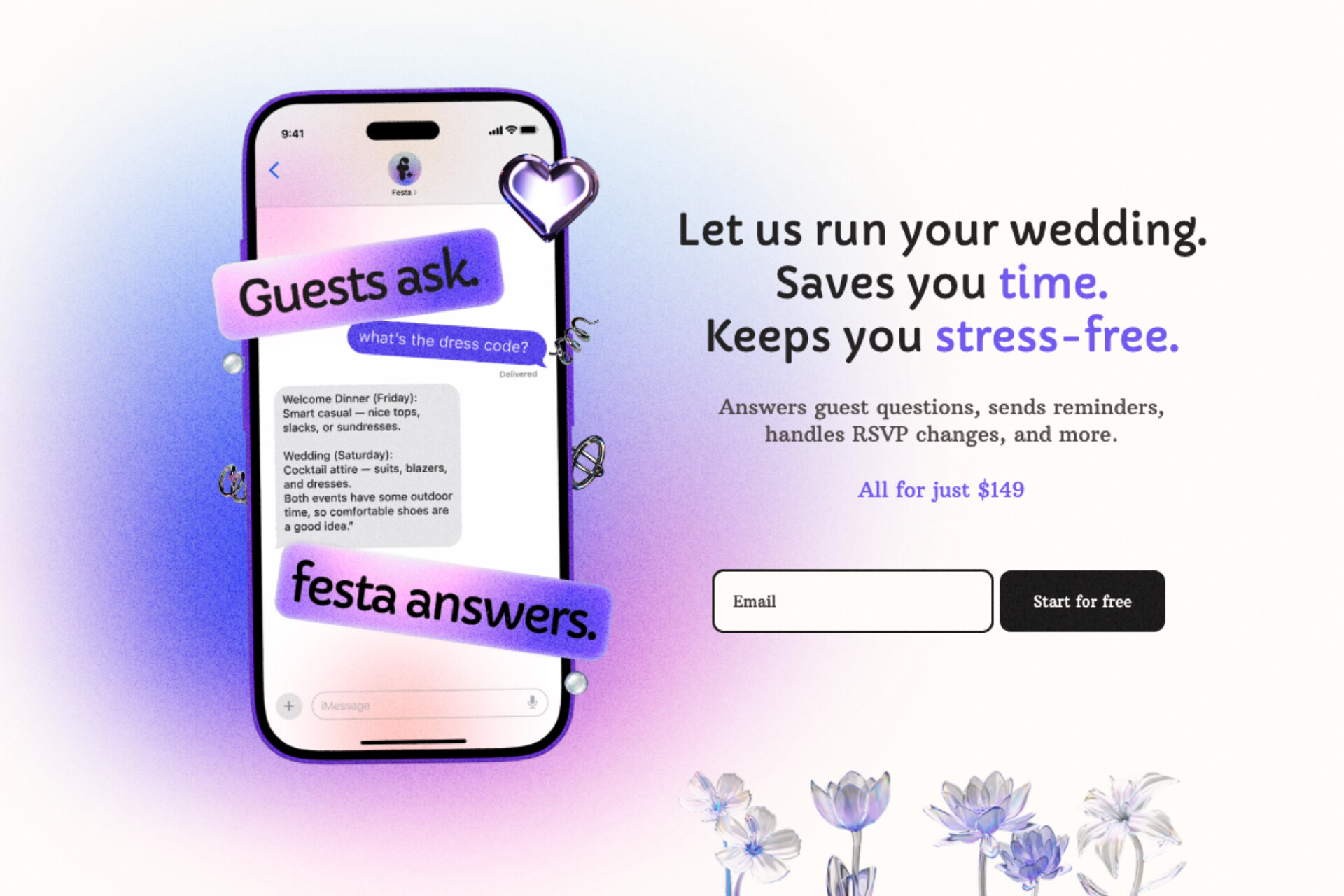 Festa AI Wedding Coordinator platform 