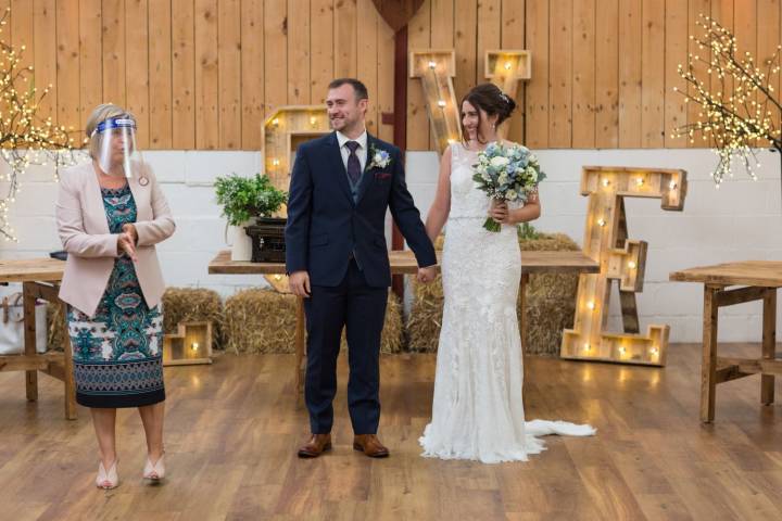 Emily and Tom - An Intimate Barn Wedding in Lancashire gallery image