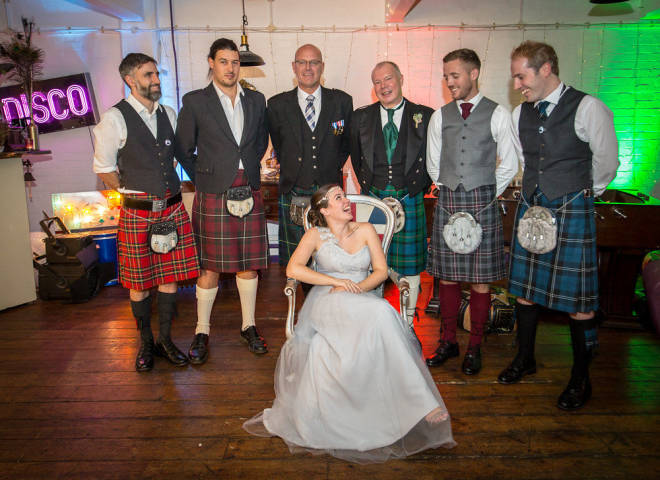 Carly and Kelv - A Quirky East London Wedding with Hog Roast gallery image