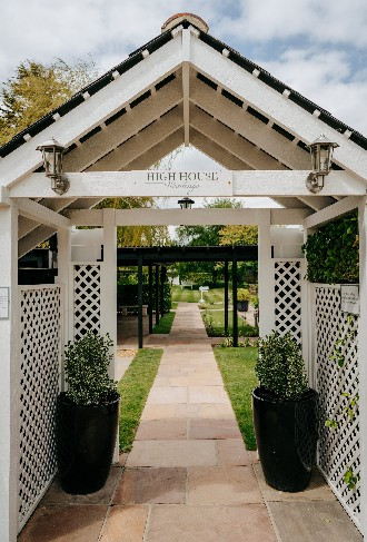 The front entrance of High House