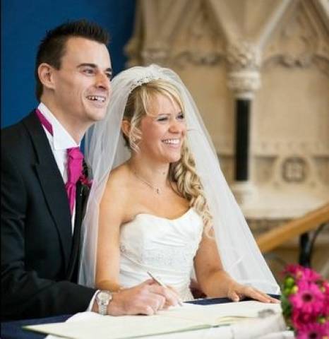Sarah and Mike - A Traditional Big Day With A Cerise Pink Theme gallery image