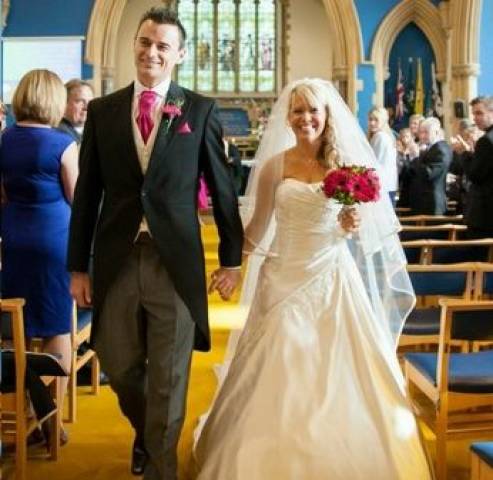 Sarah and Mike - A Traditional Big Day With A Cerise Pink Theme gallery image