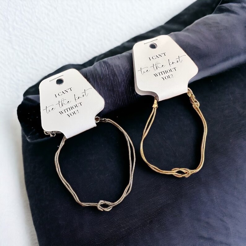 gold bracelet for bridesmaid gifts