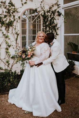 real weddings morden hall couple