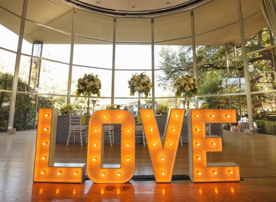 Wedding fair display