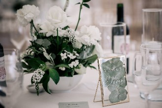 Table decor at Ardington House Wedding