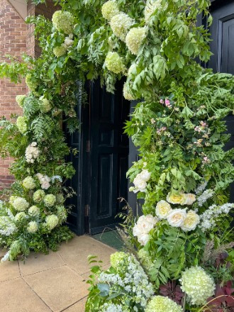 Floral archway 