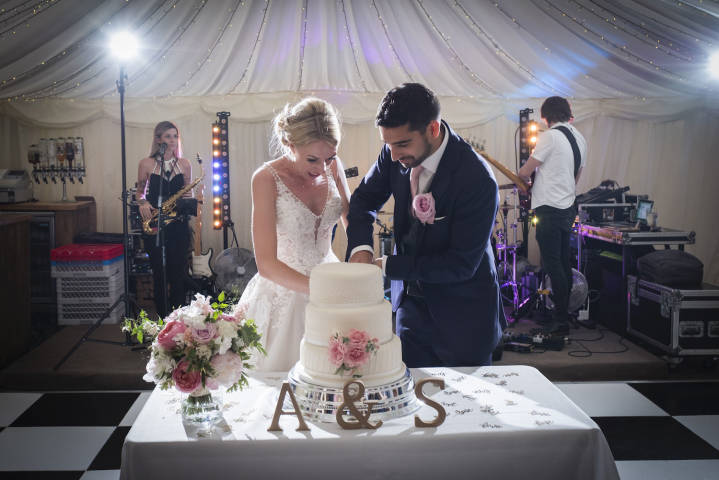 Stephanie and Alex - Lakeside Marquee Wedding in Oxfordshire gallery image