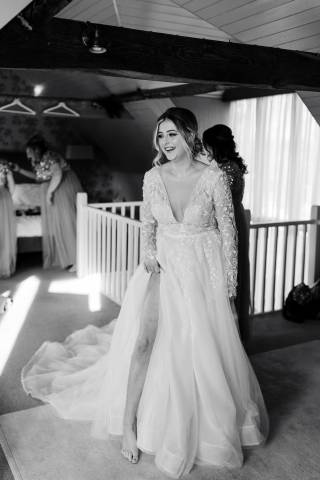 Darcey and Jamie - A Minimalist, Romantic Wedding With Sage Green Tones gallery image