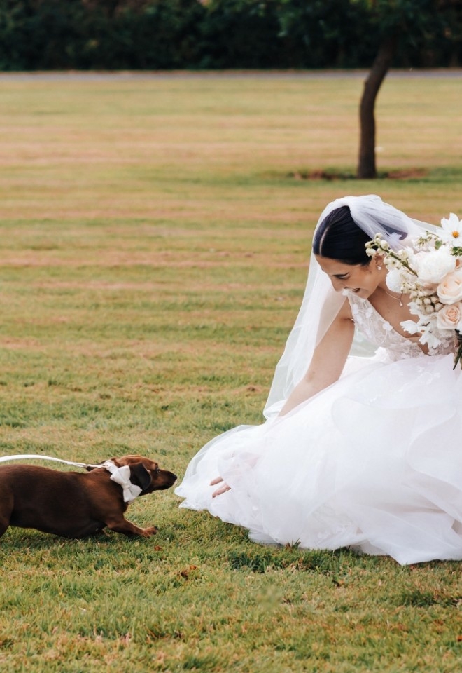 Sophie with her dog Patsy