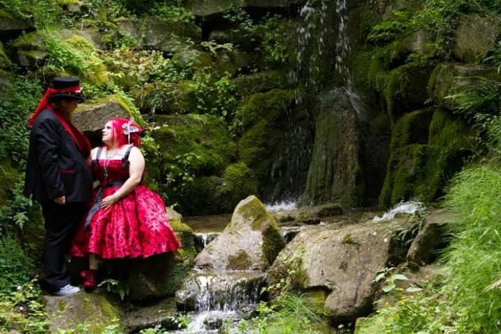 James and Michelle - Alice in Wonderland Wedding in Wiltshire gallery image