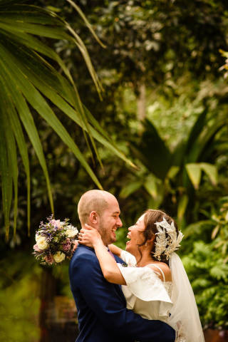 Bernice and Peter - A Rainforest Inspired Wedding At The Eden Project gallery image