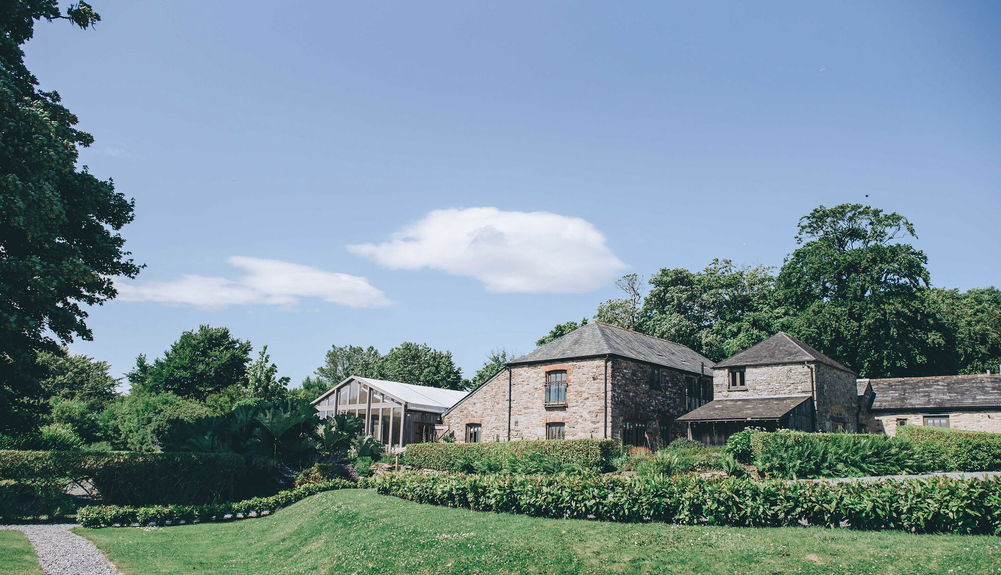 Exterior of Trevenna Barns