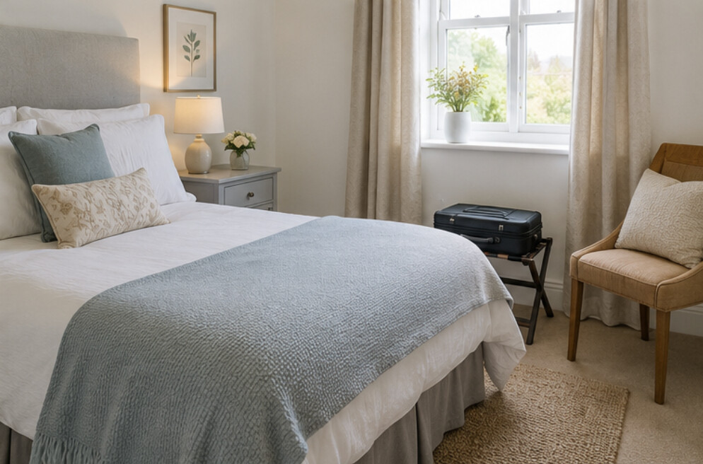 A picture of a spare room 