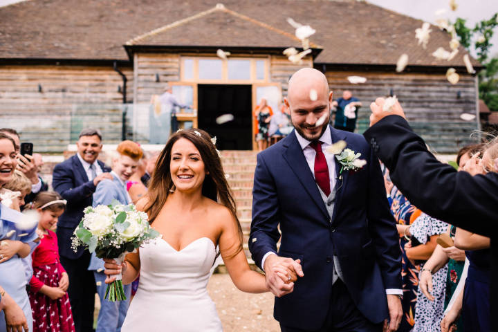 Kerrie and Tom - An Elegant Barn Wedding in Sussex gallery image