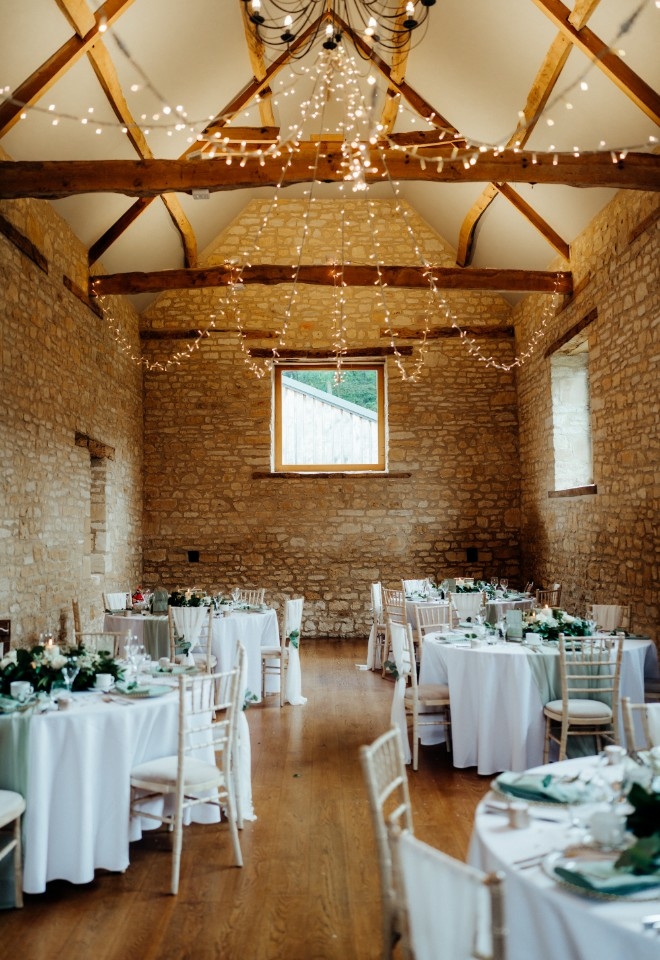 Wedding Breakfast at The Barn at Upcote