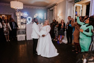 real weddings morden hall couple dancing