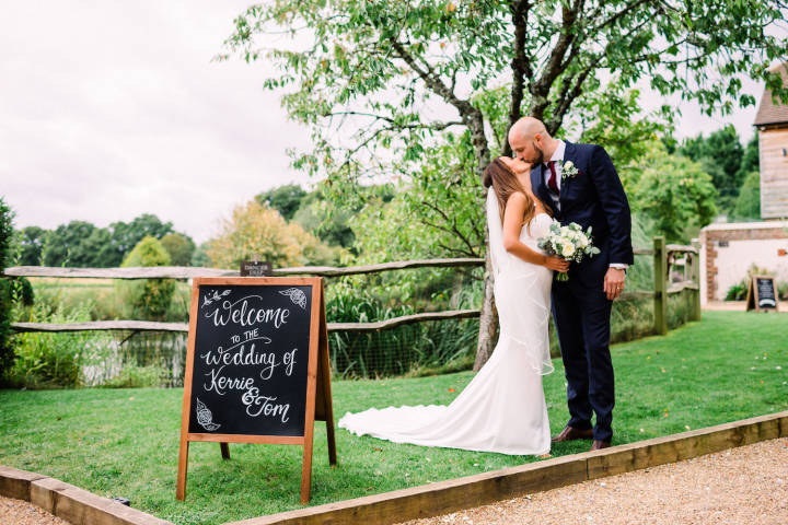 Kerrie and Tom - An Elegant Barn Wedding in Sussex gallery image
