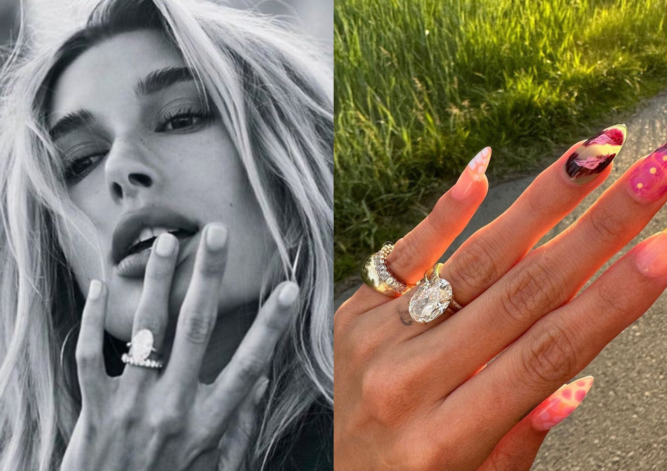 Hailey Bieber Engagement Ring