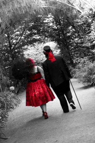 James and Michelle - Alice in Wonderland Wedding in Wiltshire gallery image