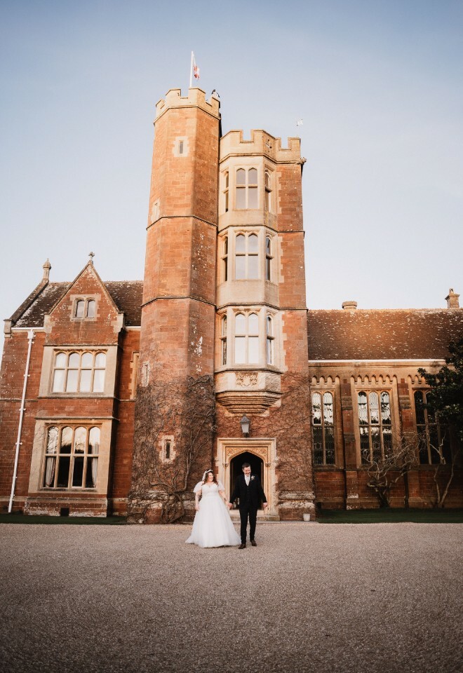 the couple in front of st audries