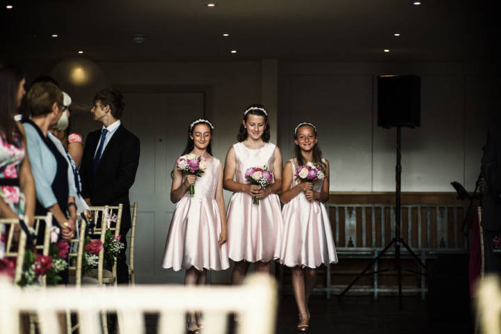 Alex and Chris - Navy and Pink Barn Wedding in Surrey gallery image